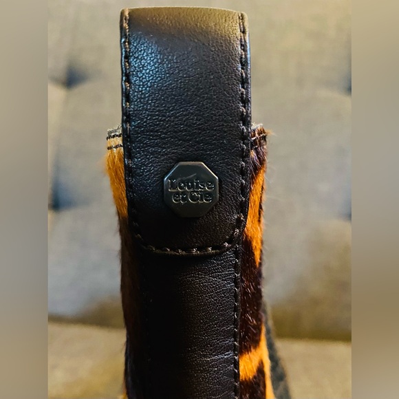 Louis eat Cie Venda Lo-Venda3 Embellished Heel Chelsea Leopard Print Boot - Picture 11 of 14